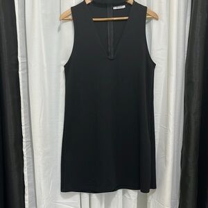 Vintage Zara Black Collared Dress a163